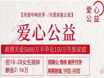 广河捐卵助孕生子 爱心志愿者招募